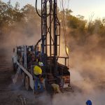 Drilling for water